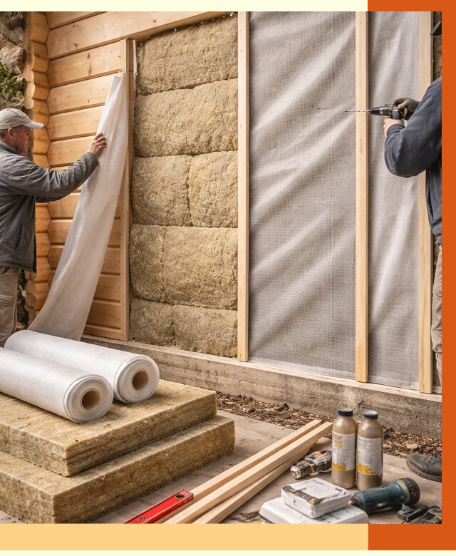 Утепление дома из минибруса в Валуйках от 4790 руб/м2 — заказать профессионально | ТепломастерВли