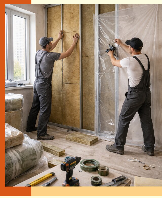 Утепление квартиры изнутри профессионально в Валуйках