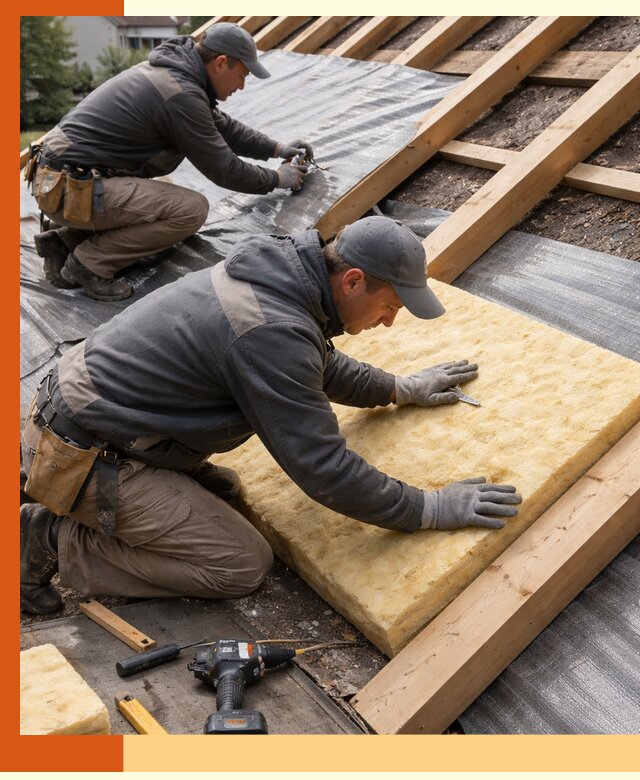 Профессиональное утепление крыши в Валуйках качественно и надежно