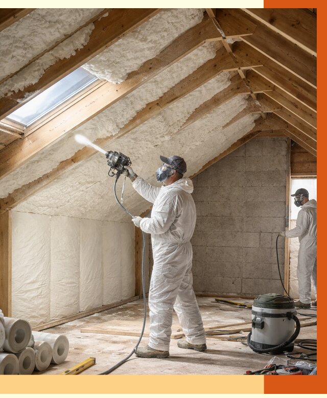 Утепление мансарды ППУ в Валуйках от 2927 руб./м² — заказать под ключ | ТепломастерВли