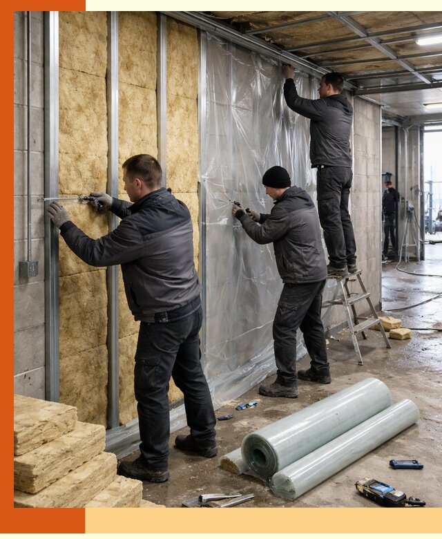 Профессиональное утепление автомойки в Валуйках для любого типа помещений