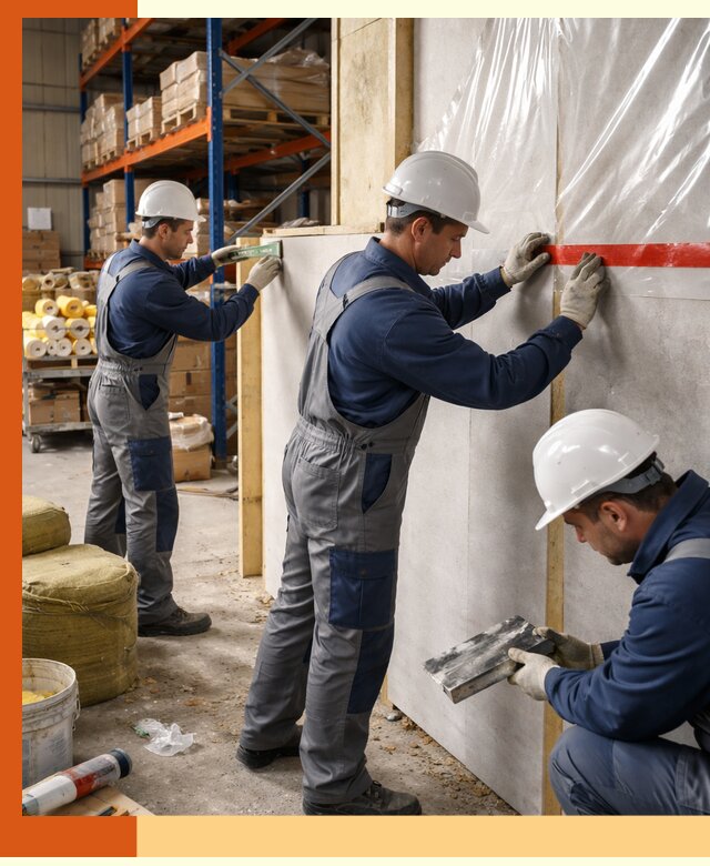 Утепление теплого склада под ключ в Валуйках