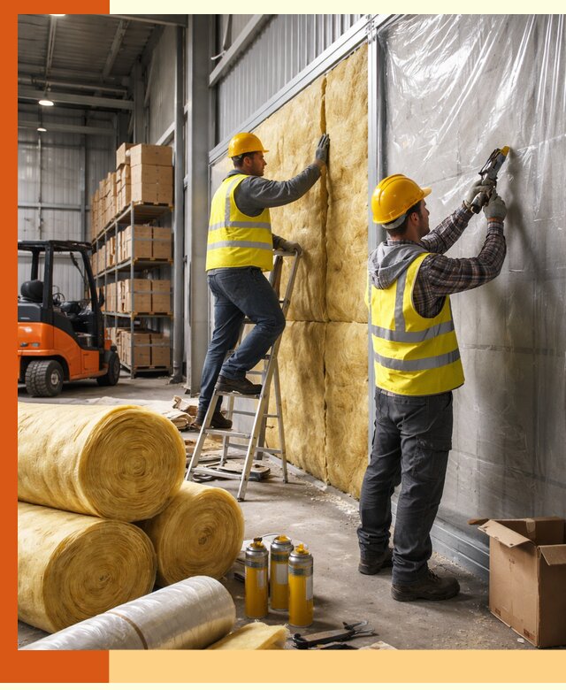 Утепление склада с техникой в Валуйках под ключ