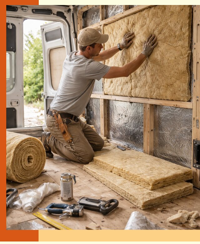 Утепление кемпера под ключ в Валуйках с гарантией качества