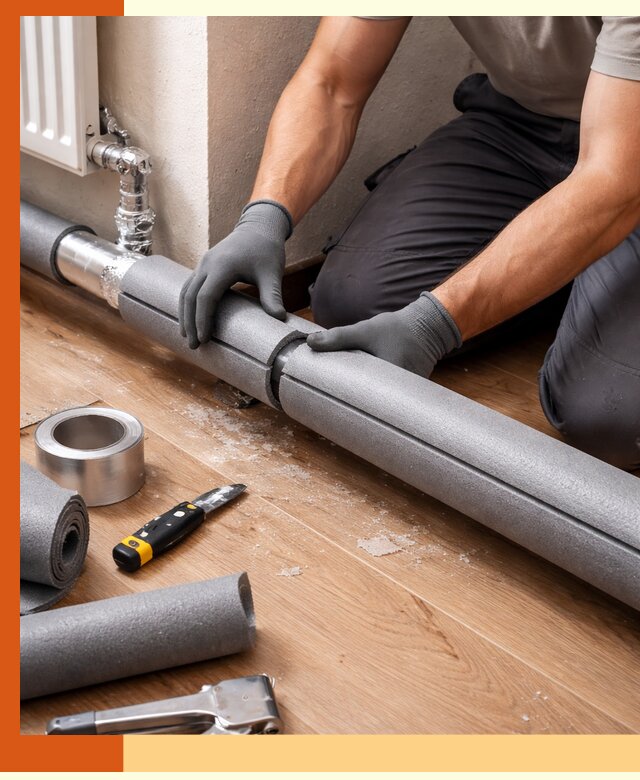 Утепление труб отопления в Валуйках: теплоизоляция и защита сети