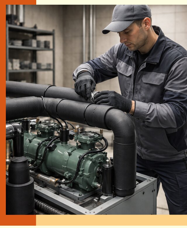 Утепление холодильного агрегата и теплоизоляция в Валуйках