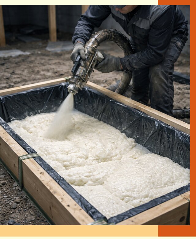 Заливка ППУ в формы в Валуйках от 2661 руб. — утепление форм под ключ | ТепломастерВли