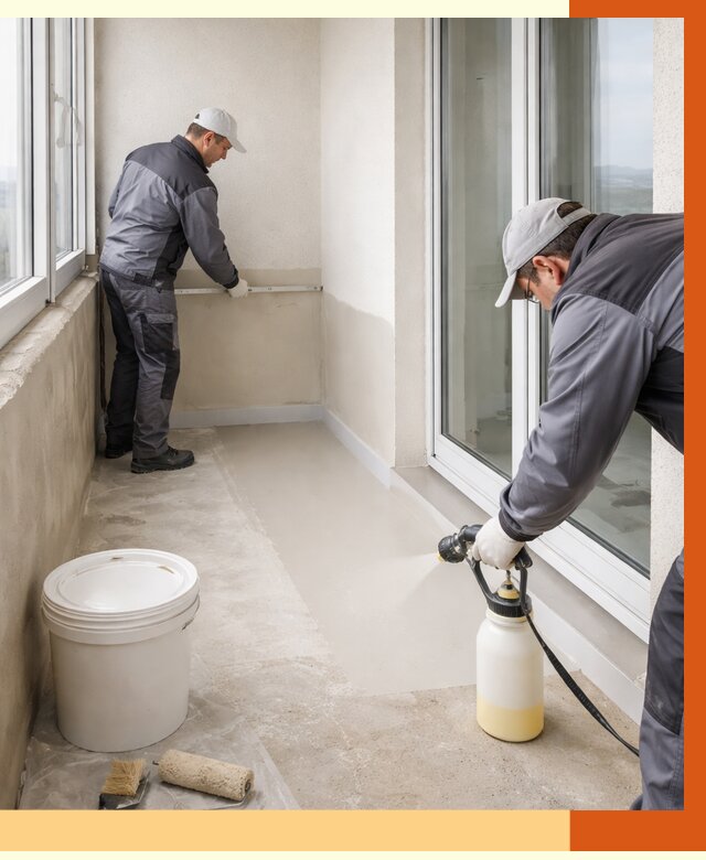 Утепление балкона жидкой теплоизоляцией в Валуйках от 6121 руб./м2 | ТепломастерВли