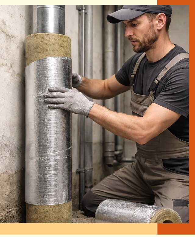 Шумоизоляция труб в Валуйках от 1277 руб. — шумоподавление и звукоизоляция труб | ТепломастерВли