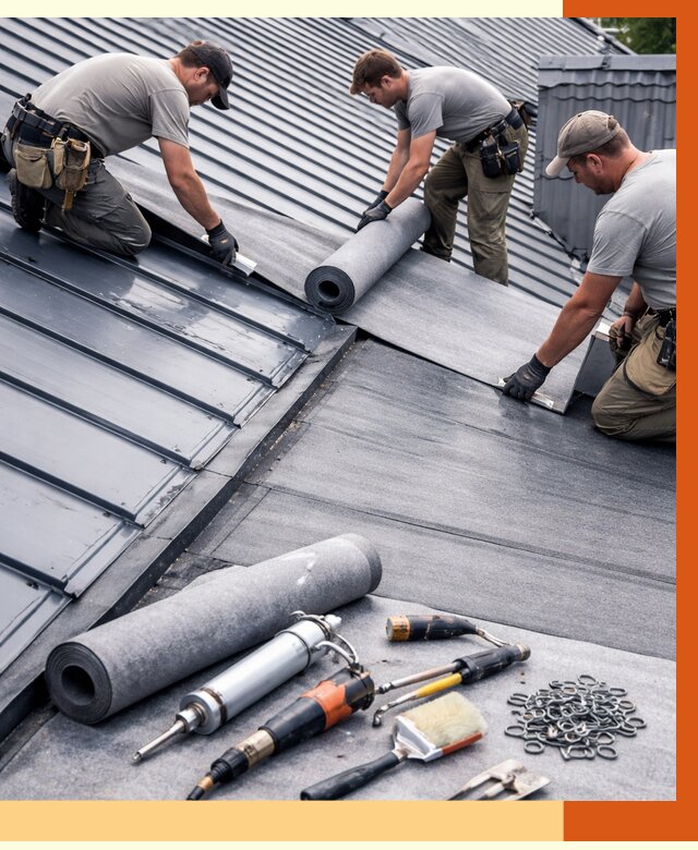 Гидроизоляция металлической кровли полимочевиной в Валуйках от 9048 руб. | ТепломастерВли