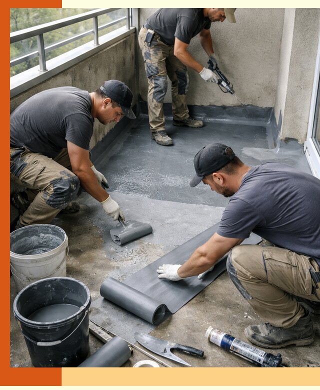 Гидроизоляция балкона в Валуйках: надежная защита от протечек