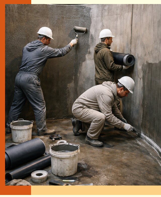 Гидроизоляция резервуара профессионально в Валуйках