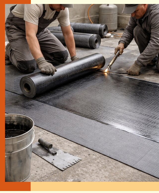 Монтаж гидроизоляционной мембраны в Валуйках для зданий и конструкций