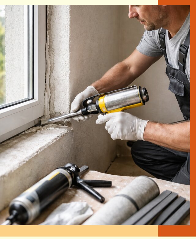 Герметизация стыков и примыканий в Валуйках от 1277 руб. под ключ | ТепломастерВли