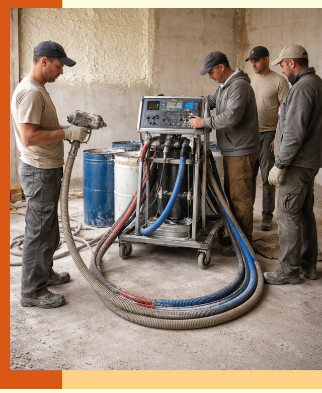 Аренда установки для напыления ППУ в Валуйках на выгодных условиях